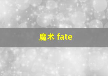 魔术 fate